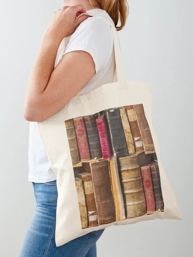 Bookworm Vintage books in bookshelf Tote Bag personalized tote free delivery bags great bag