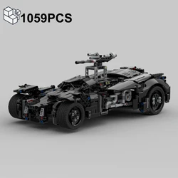 MOC 1059PCS Bat Tank Sports Car Batmobile Tumbler Building Blocks Racing Vehicle Model Bricks Puzzles Toys Gifts For Kids Boys