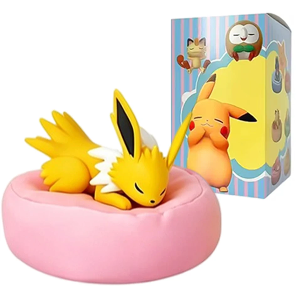Heiß begehrte Anime-Figur Eevee Multi-Form-Serie Blindbox Desktop-Dekoration Ornament-Set Spielzeug Szenenbauteile Überraschungsgeschenk