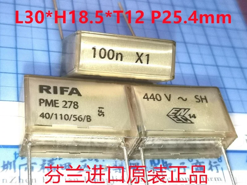 

1PCS RIFA PMR205AB 100n+100r PMR210MB 22N+100R PME261EB 0.047UF 630V PME261KB 0.1UF 400V 220V PME261KA PME278 Capacitor