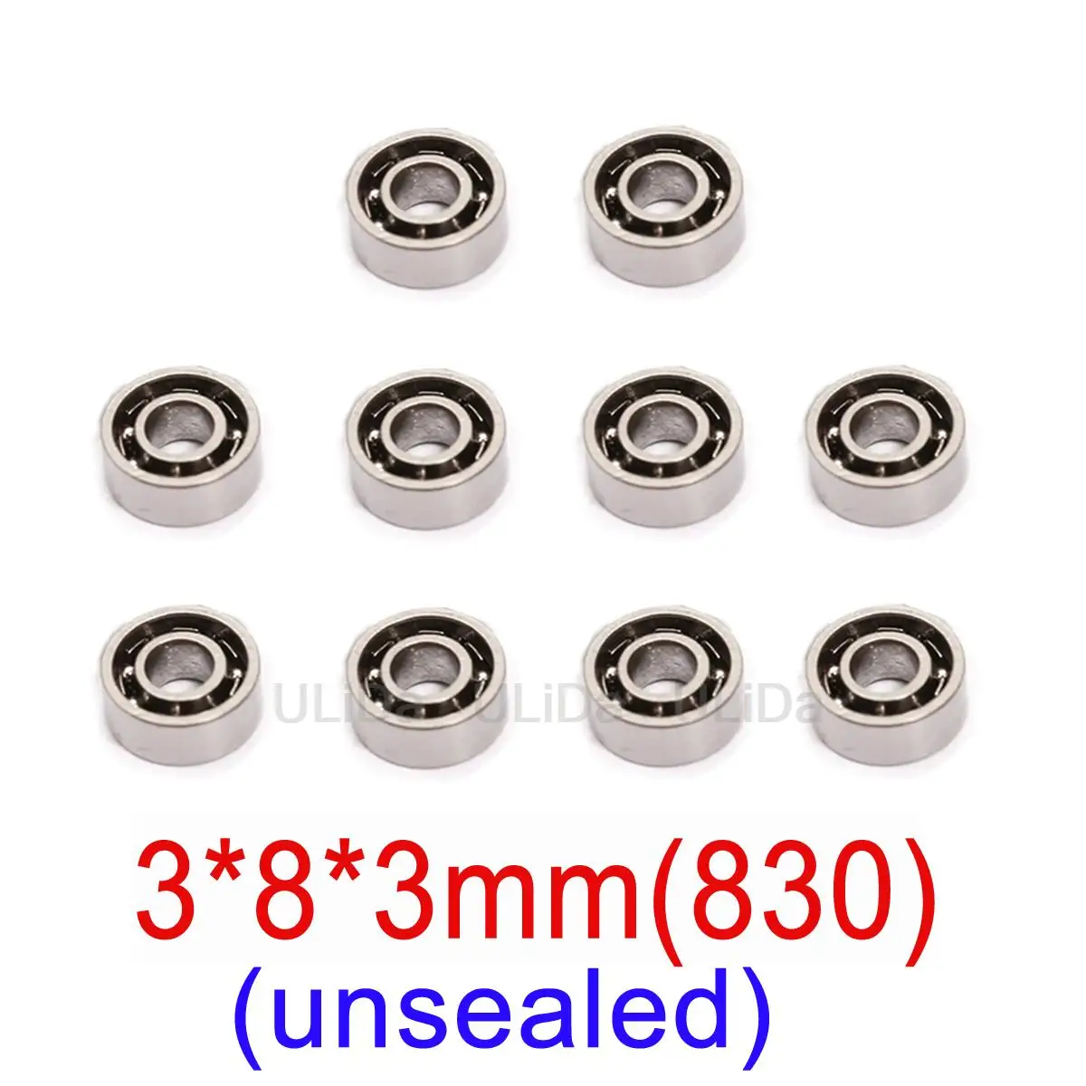 10Pcs 520 620 830 850 950 Bearing 5mm/6mm Guide Roller Bearings for Tamiya Mini 4WD RC Car 2*6*2.5 2*5*2.5 3*8*3 5*8*2.5 5*9*3