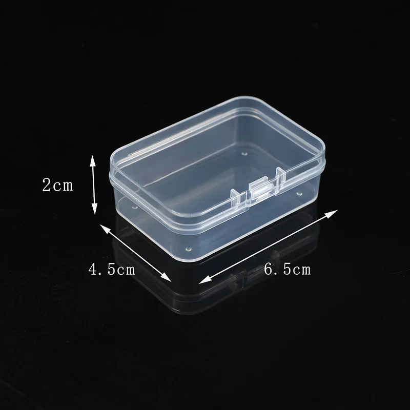 

20 Pcs Plastic Storage Box Jewelry Craft Containers Organizer for Small Items Boxes with Lids Travel