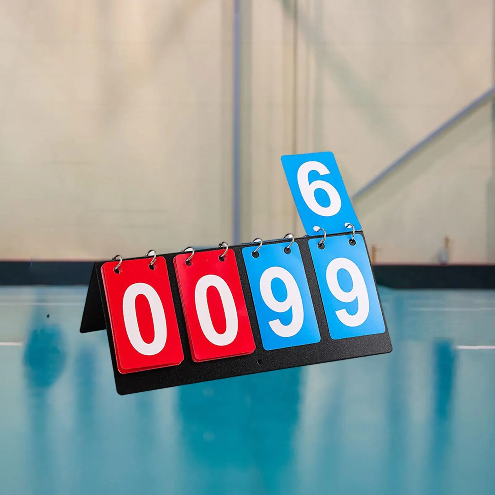 스포츠 스코어보드 배드민턴 축구 농구용 컴팩트 플립 스코어 보드