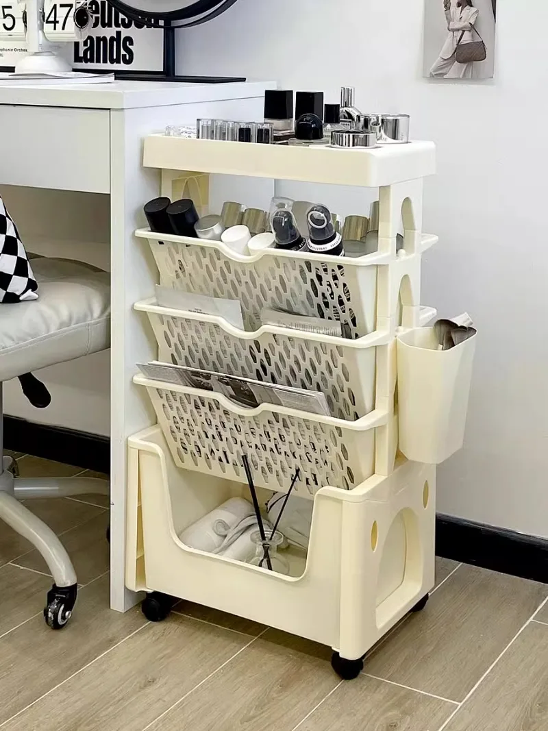 

Cosmetics Shelf Storage Shelves Desk Gap Floor Miscellaneous Bedroom Storage Multi-layer Dresser Mobile Storage Shelf