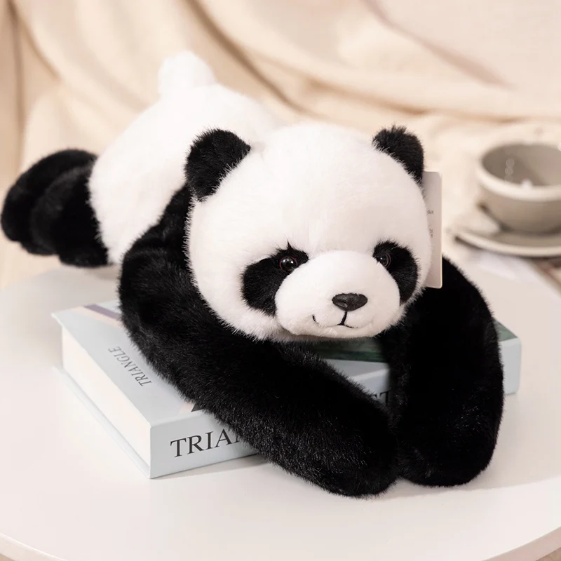 Simulation Fluffly Lying Animal Cute Giant Panda Dino Lifelike Sloth Plush Toys Soft Stuffed Real Life Koala Doll for Girls Gift