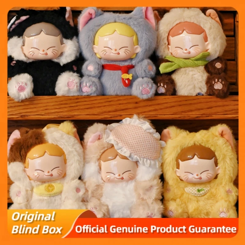 

Подлинная Mika Cat Cafe In Operation Series слепая коробка виниловая плюшевая кукла сумка кулон загадочная коробка коллекционные модные игрушки подарок для девочки