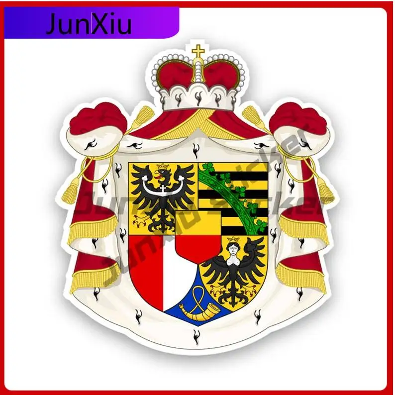 

Наклейка с гербом Лихтенштейна, защищенная от УФ-излучения, флаг Лихтенштейна, наклейка на автомобиль, виниловая наклейка, водонепроницаемая, прочная, для автомобиля