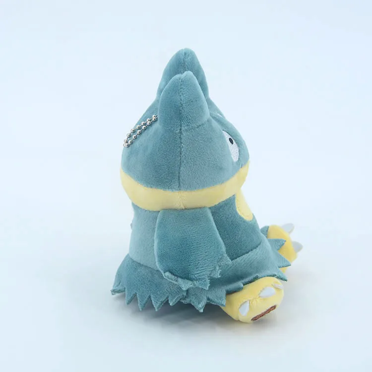 LLavero de peluche de Pokémon Snorlax para niños, muñeco de peluche suave, colgante, regalo de Navidad, 12cm, 10 unidades por lote