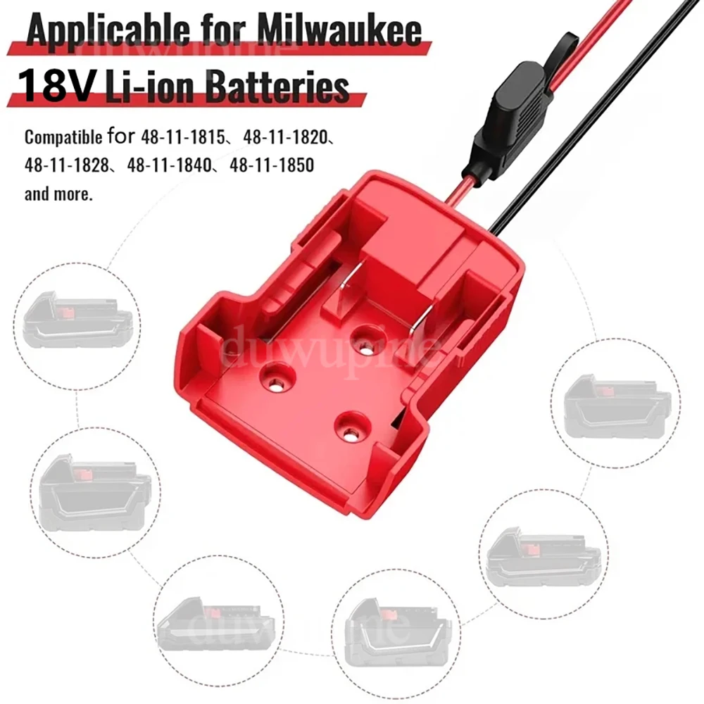 Power Wheels DIY-Adapterkabel für Makita, Milwaukee, Dewalt 18V 20V Akku, für Peg-Perego Kinderfahrzeuge – Detail 9