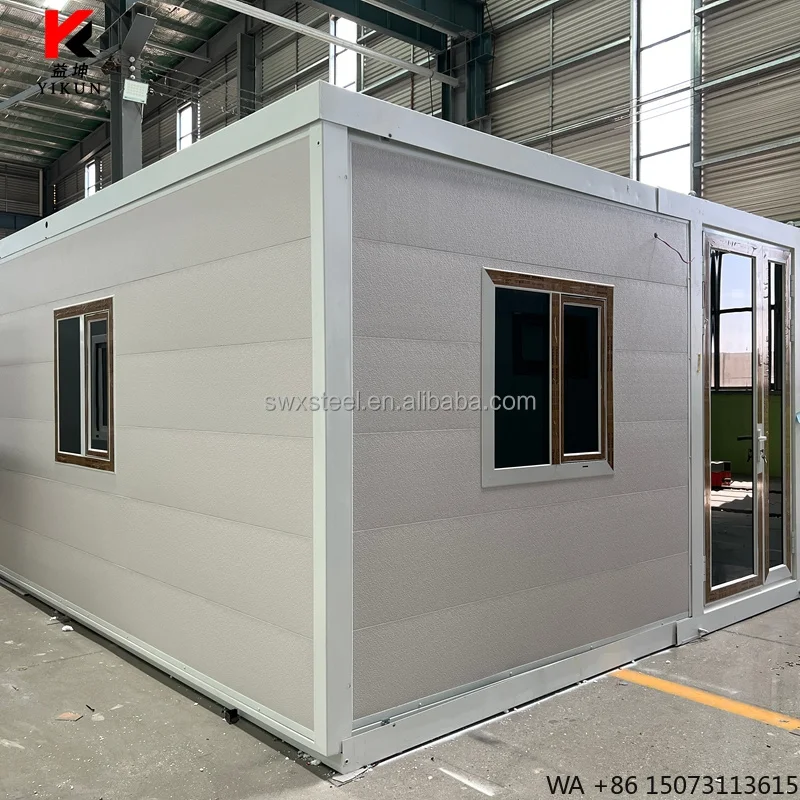 Insulated Contemporary Prefabricated Expandable Container House Collapsible Home for Office Building and Villa Use
