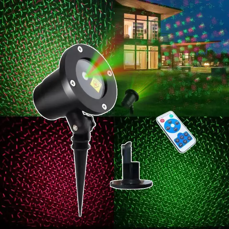 Outdoor Full Sky Star Laser Projector Landscape Lighting IP65 LED Party Decoration Garden Lawn Stage Light Disco Light