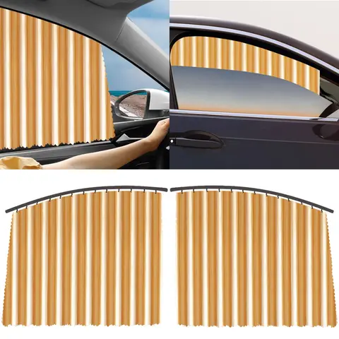 마그네틱 자동차 창문 태양 쉐이드 UV 보호 커튼 하이 퀄리티, 범용 차양, 자동차 인테리어 보호 액세서리, 2 개
