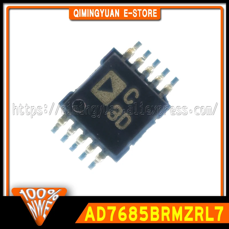 1~20PCS/LOT AD7685BRMZRL7 MSOP10 C 3D 16-bit Analog to Digital Converter (ADC) 100% New Original In Stock