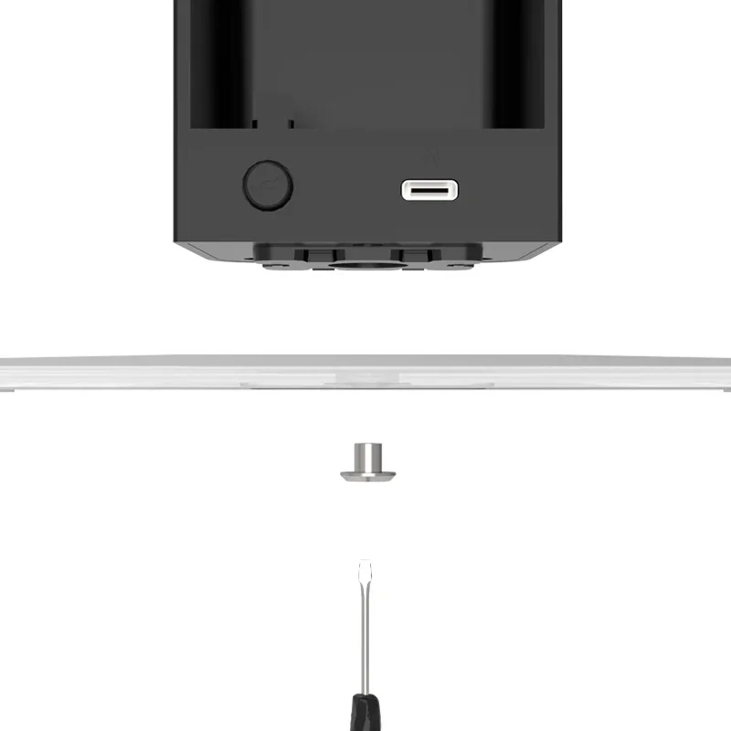 حامل تخزين متعدد لوحدة تحكم ميتا كويست 3S ، حامل شحن خوذة الواقع الافتراضي مع أضواء ملونة ، عالمي ، #6