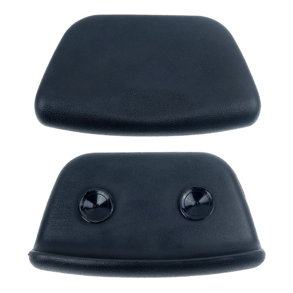 1pc PU Spa Bath Pillow Bathtub Headrest Waterproof Bath Cushion BLACK Bathtub Pillow For Neck Head Support 265*150*60mm