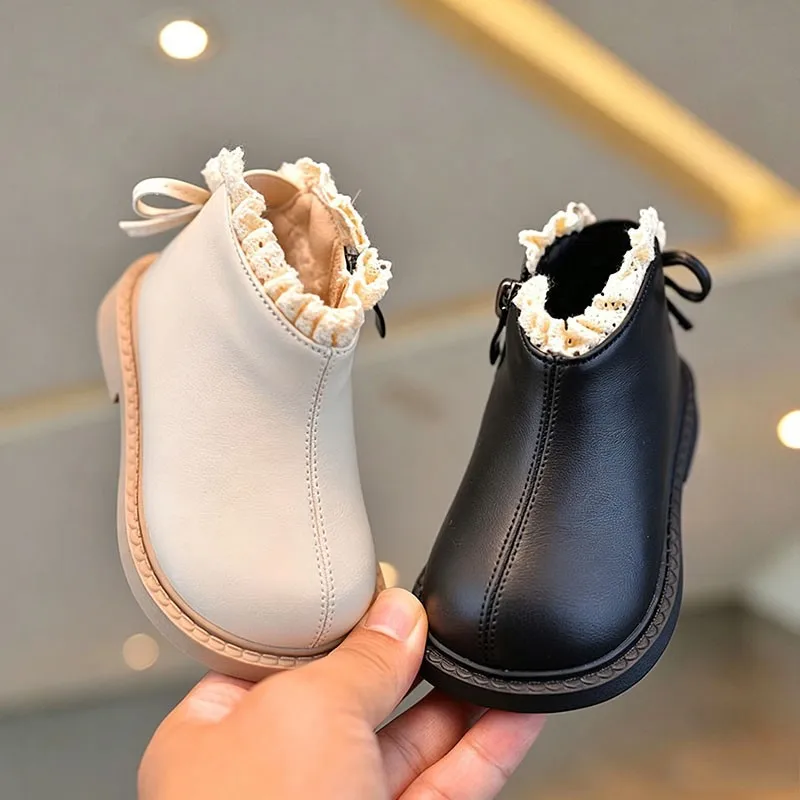Baby Girl Booties Winter Plus Velvet Shoes Girl Victoria Christina Hesketh Children Princess Shoes Toddler Shoes Baby.