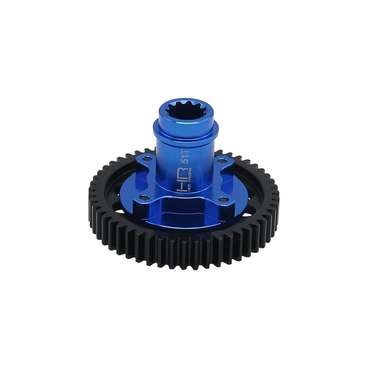 Hot Racing Hardened Steel 51T Transmission Output Gear for Traxxas X-Maxx 6S (77076-4) Replace TRA7784 (Lightweight Alum Hub)