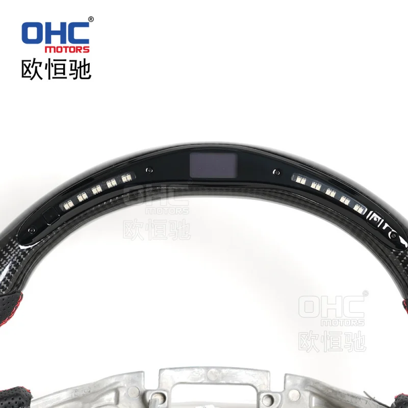 For Ford Raptor 24 model Ranger modified and upgraded LED carbon fiber off-road vehicle steering wheel