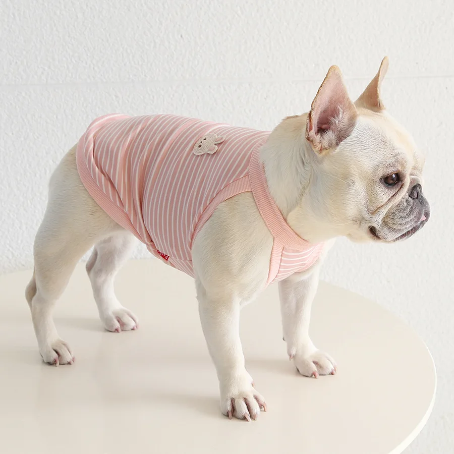

Mutihome 2026 Spring Summer French Bulldog Cute Halter Vest Fat Dog Clothes British Bago Corgi Dog Clothes Pet Clothes