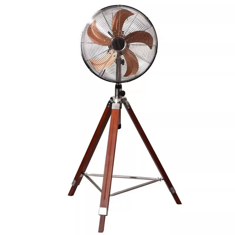 Literary and retro home shaking head antique tripod