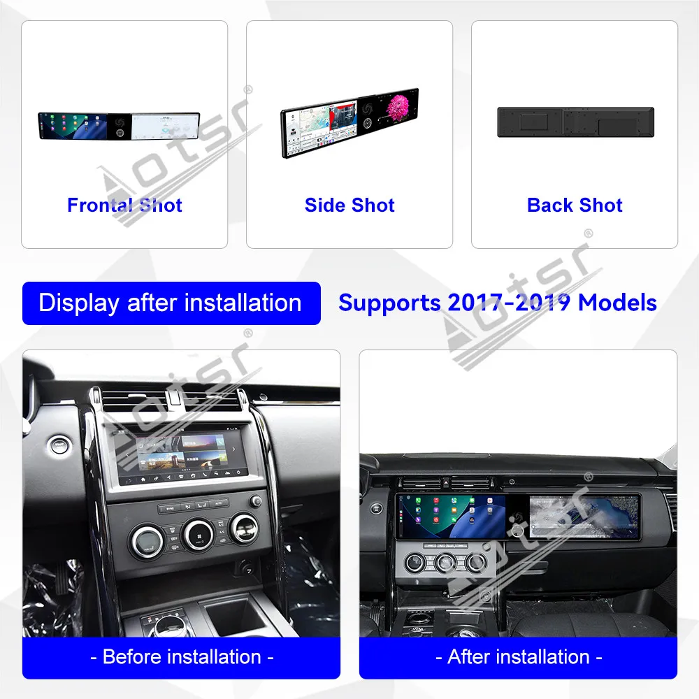 Dual Screen Interaction For Land Rover Discovery 5 2017~2019 Android 13 Car Radio Multimedia GPS Navigation Carplay IPS Head Uni