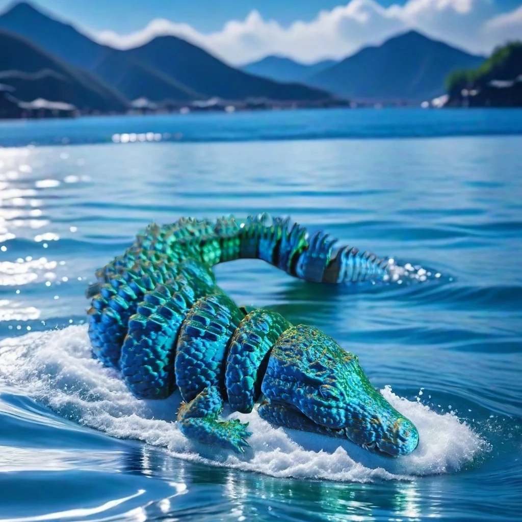 Hop into a World of Fun with This Movable Big - Mouthed Crocodile! Desk's Best Buddy & Car's Stress - Relief Star
