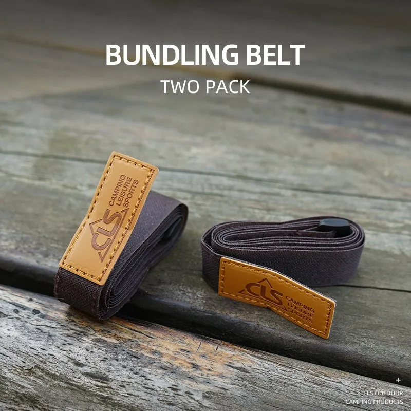 Outdoor Camping Straps with Travel Equipment Luggage Tent Canopy Storage Straps Velcro Straps 2 Packs