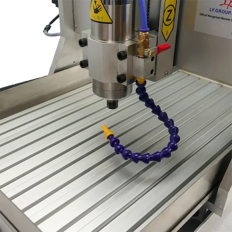 LY CNC 6040/6090 3/4 Axis USB CNC Router Wood Aluminum Metal Engraving Milling Drilling Machine with Water Tank
