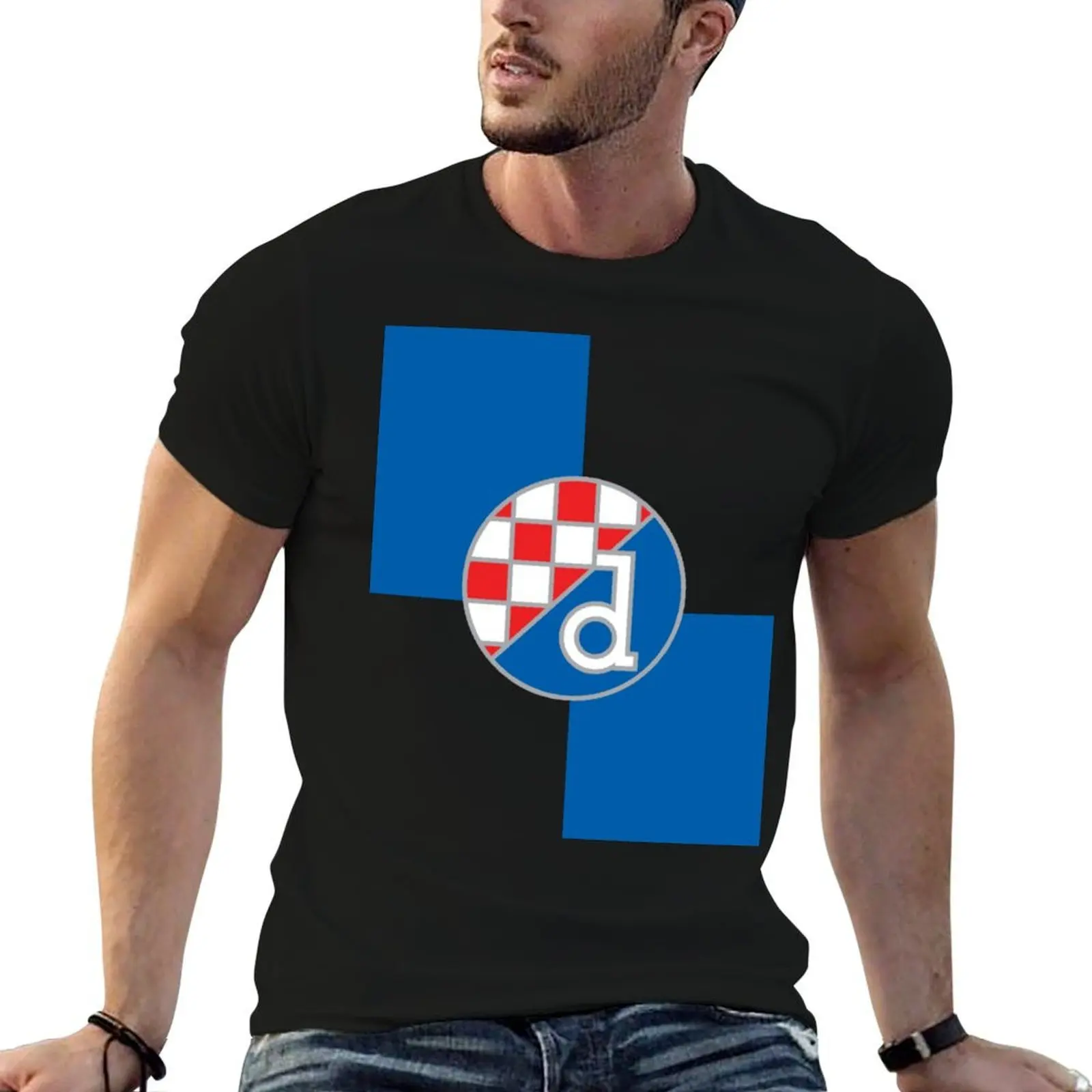 

Футболка Dinamo Zagreb Football Club, мужская футболка из 100% хлопка, забавные футболки, хлопковые футболки для мужчин, белая футболка
