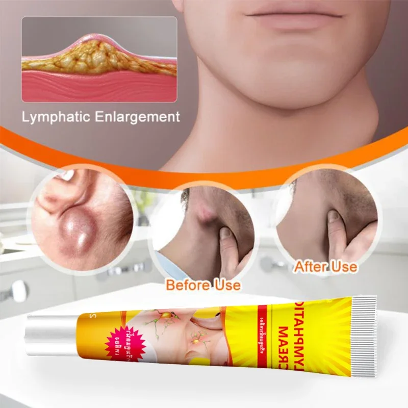 

Lymphatic health care ointment Detox relieves dredging improves neck Breast armpit Anti-Swelling Lymph Node repair Massage cream