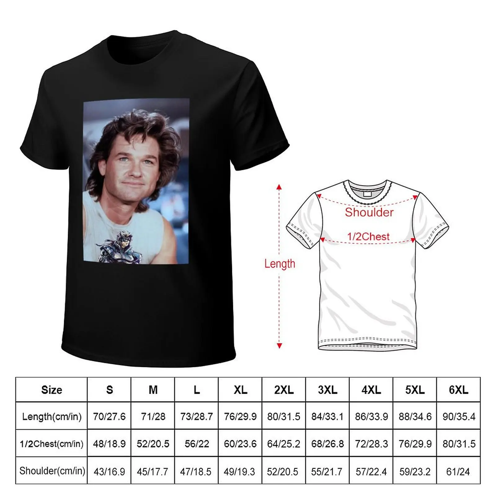 Kurt Russell - Solid Snake (Color Version) T-Shirt shirts graphic cute tops mens graphic t-shirts pack