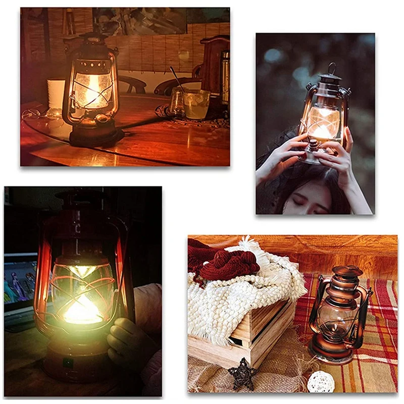 Outdoor Oil Lamp,Kerosene Burning Lantern Lamps/Hanging Emergency Camp Disaster Prevention Lighting,For Home Tent