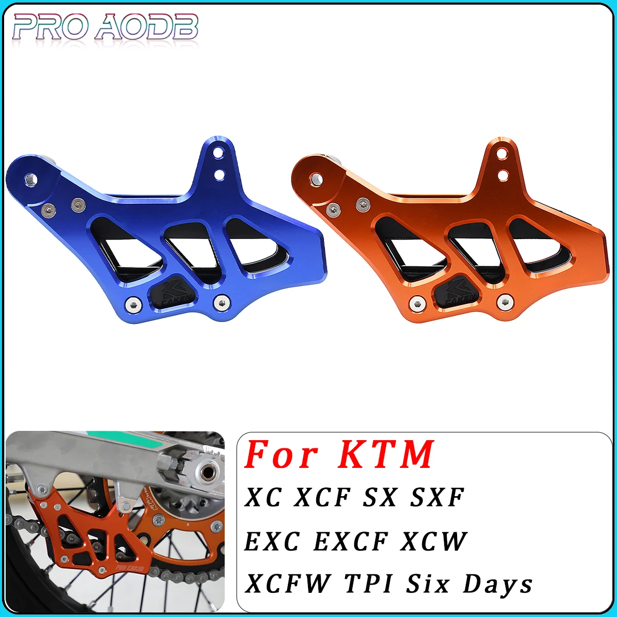 

Motocross CNC Chain Guide Cover Guard Protector For KTM EXC EXC-F SX SX-F XC XC-W XC-F TPI 125-530 690 ENDURO SMC ABS 2008-2021