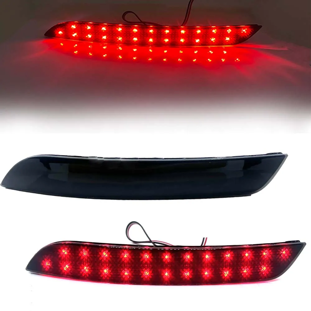 For BMW 5 Series F10 F11 F18 520d 520i 523i 525d Rear Bumper Reflector Brake Lights Durable Car LED Singal Stop Lamps 2-Pieces