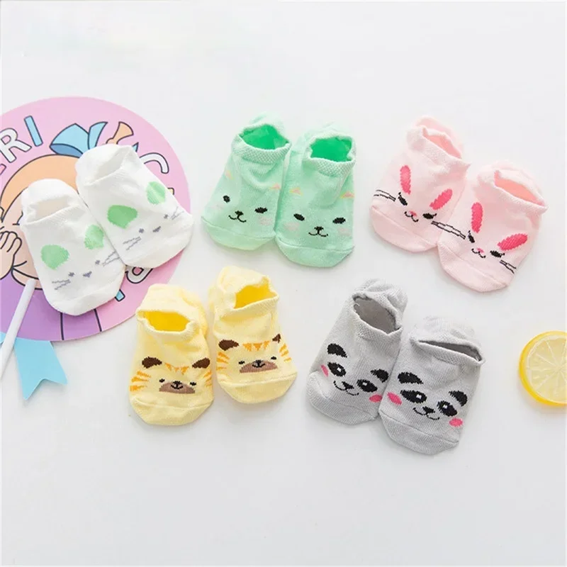

Non-Slip Baby Socks - Soft Cotton Toddler Socks for 0-5 Years
