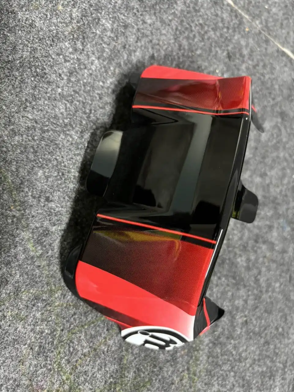 2025 NEW Non original Rear Trim Helmet Spoiler For   VZ RAM SZR EVO GP Helmet Spoiler Accessories