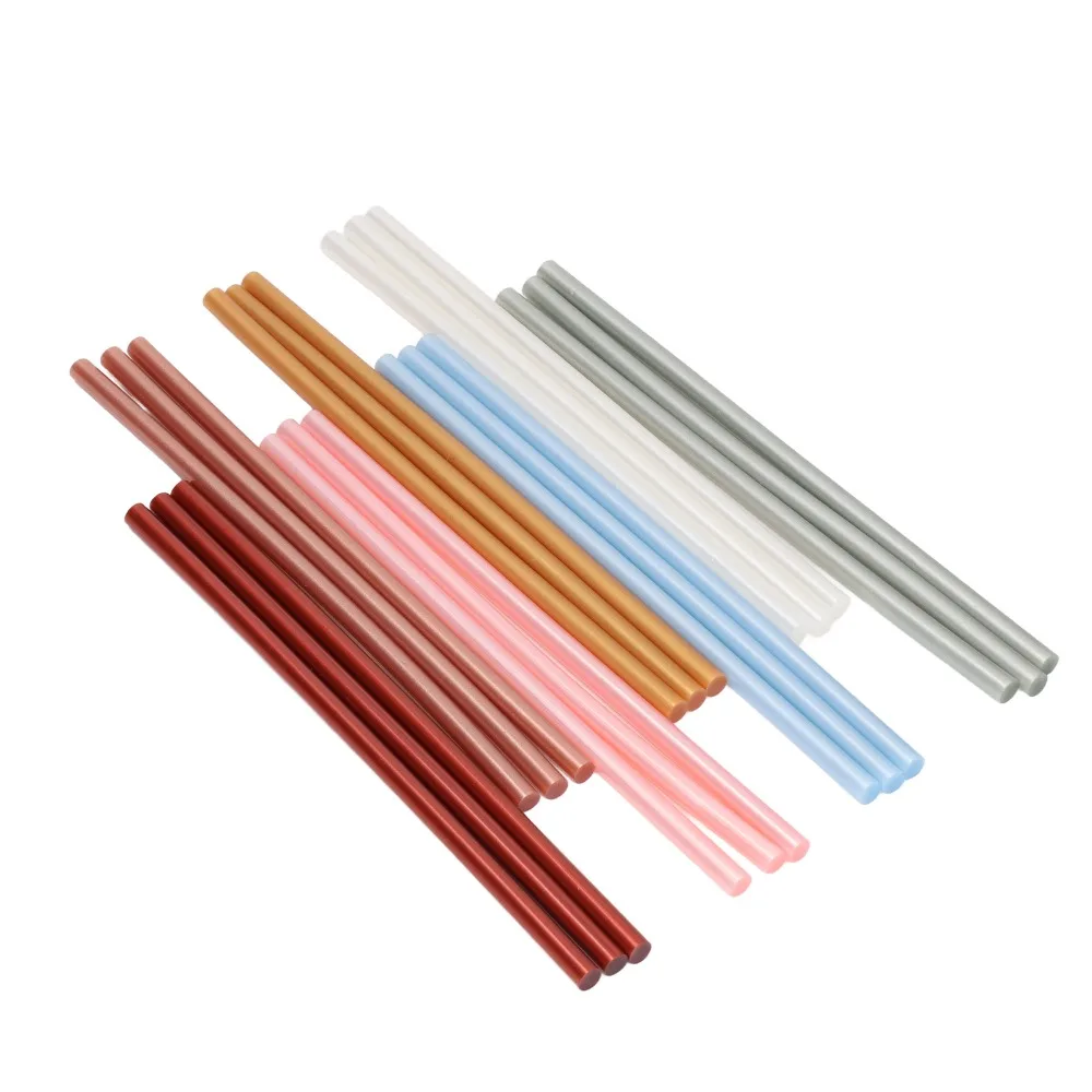 21pcs Wide Application Strong Adhesion Hot Glue Sticks Nontoxic Eco Friendly Glue Gun Sticks Resin Glue Sticks For Home Repair