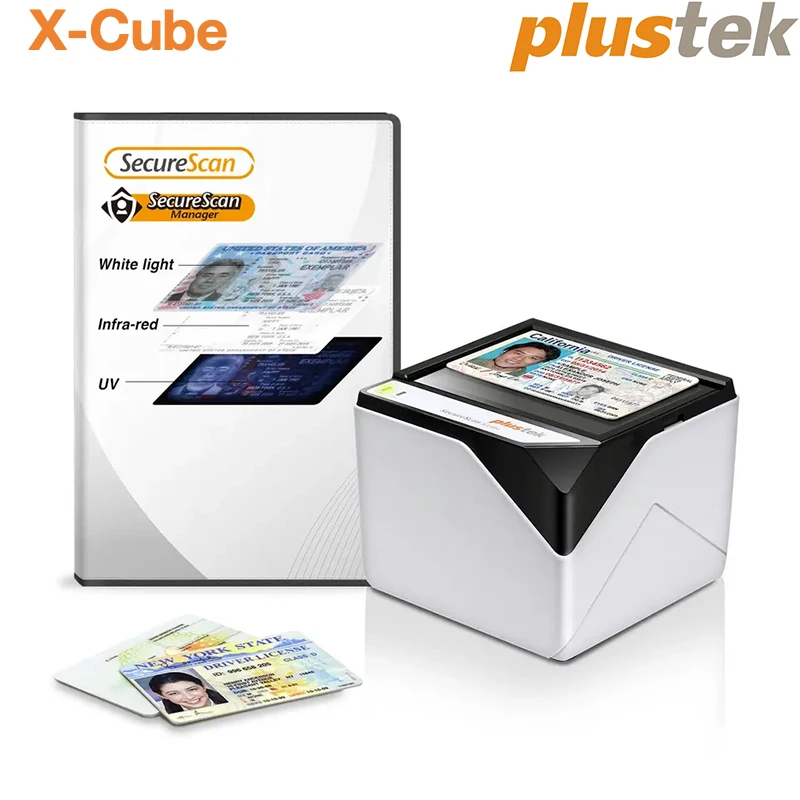 

Plustek X-Cube Industrial Card Reader for Passport ID Card OCR SDK Provide Scanner Driver License Terminal Kiosk ICAO DOC 9303