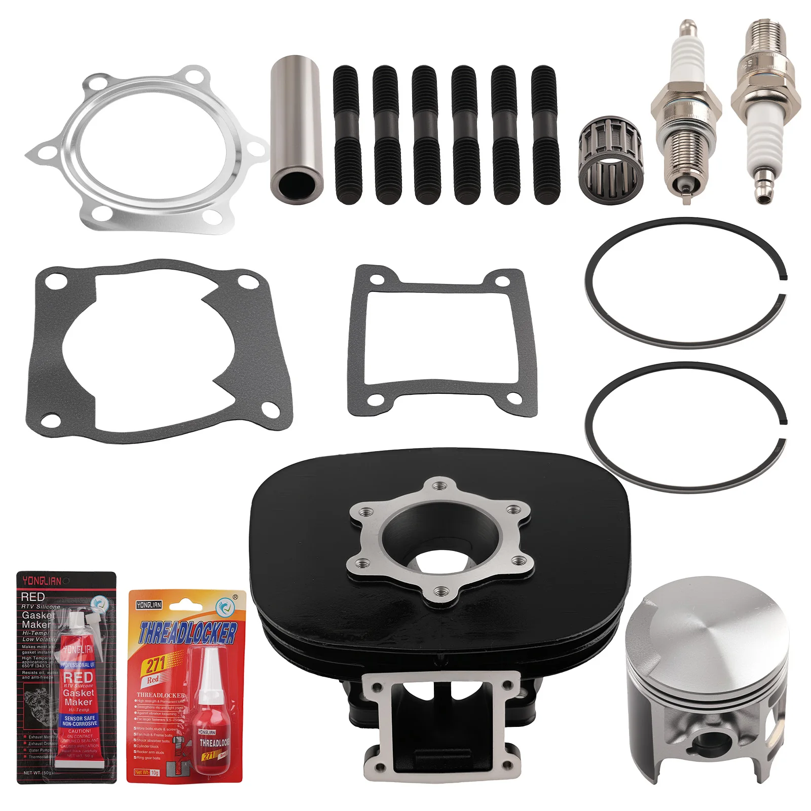 Cylinder Piston Top End Kit for Yamaha Blaster 200 1988-2006 2XJ-11311-02-00