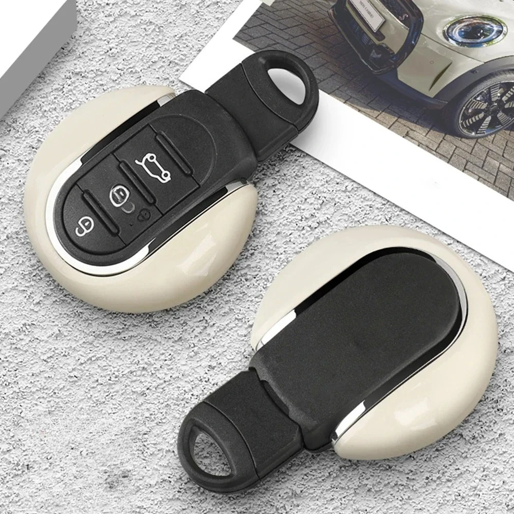 Car Key Case Cover Keychain Decoration for Mini Cooper S JCW One F56 F55 F54 F60 Countryman U Shape Style Decor Auto Accessories