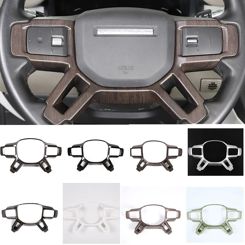 

for Land Rover Defender L663 2020 2021 2022 2023 2024 Car Steering Wheel Button Decoration Frame Trim Auto Interior Accessories