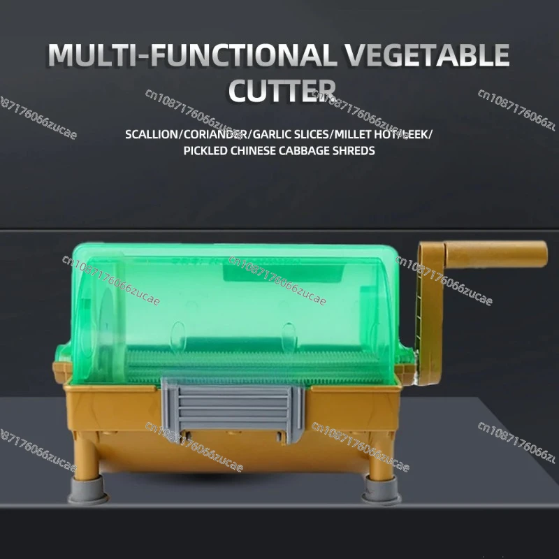 

Hand-cranked Chili Slicer Multifunctional Vegetable Cutter Portable Household Chili and Chili Cutting Machine
