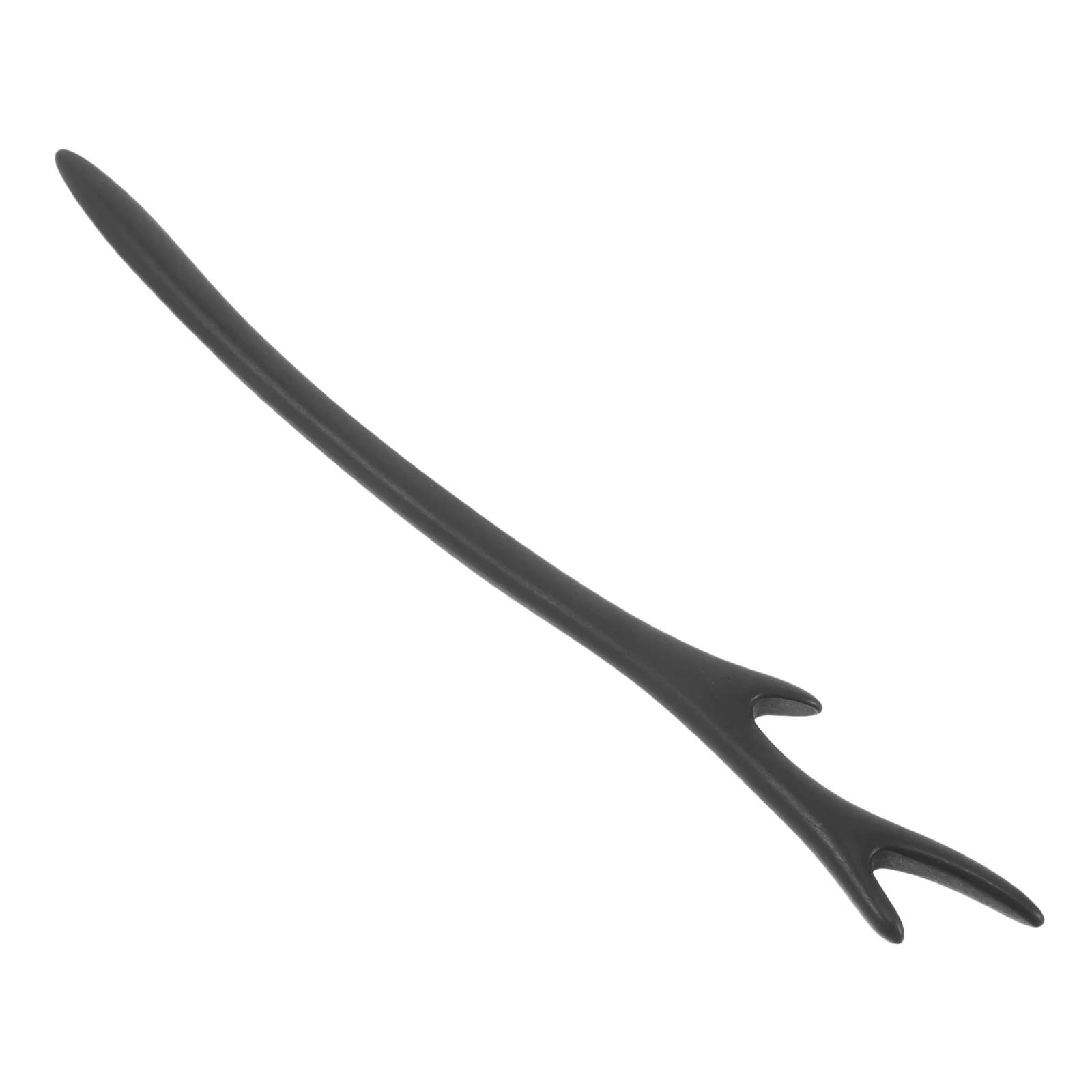 

Elegant Ancient Style Hairpin Deer Antler Design Wooden Sandalwood Retro Bun Maker Versatile Updo Accessories For Women