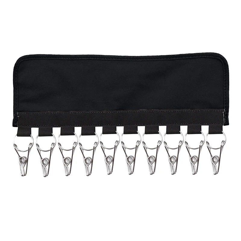 Foldable Hat Towel Hanger Hanging Rack Magic Binding Fabric Cap Hangers With Stainless Steel Clips Wardrobe Clothing Organizer