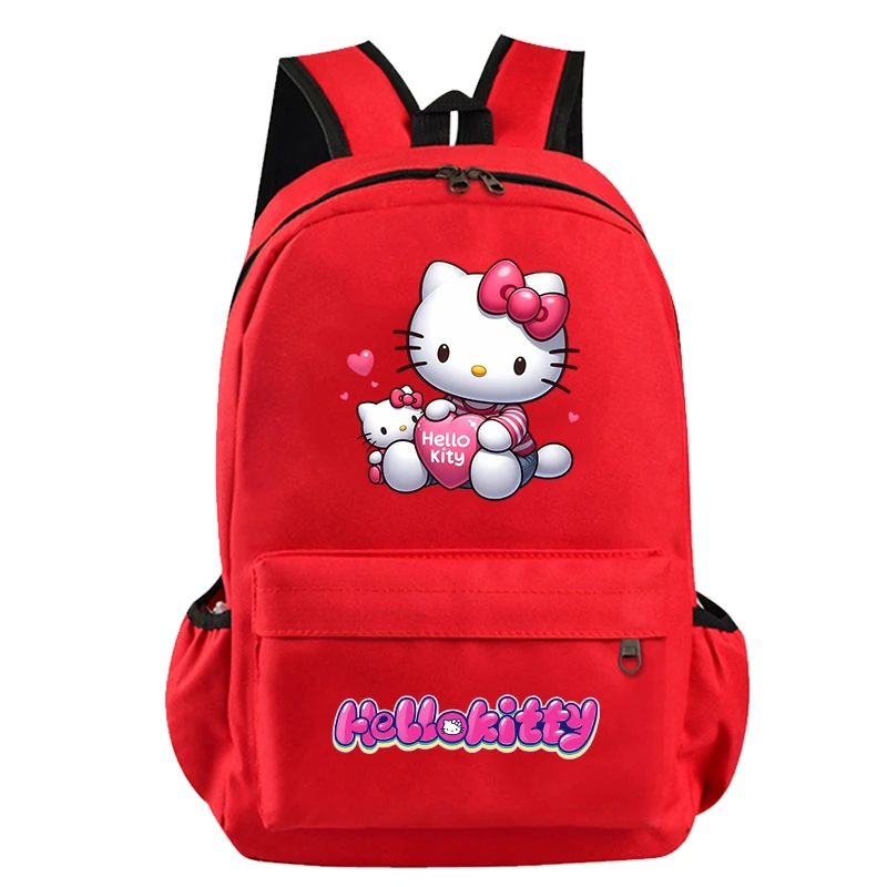 Hello Kitty Backpack for Boy Girl Back To Schoolbag Large Capacity Backpack Bookbag for Kid Men Women Leisure Travel Bag Mochila