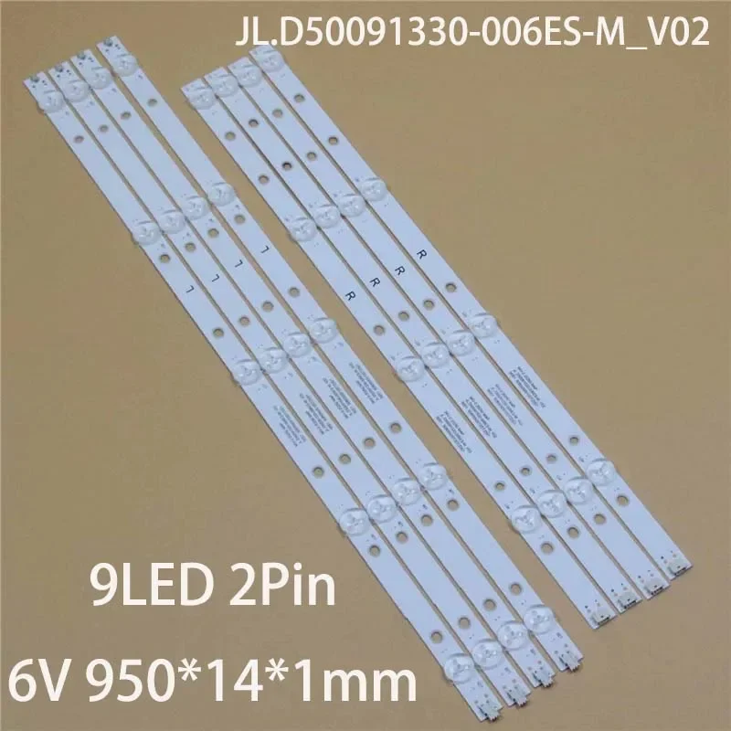Barras de luz de matriz de LED de TV JL.D50091330-006ES-M_V02 Tiras de luz de fundo 50S1 3080550S10DTZ001 Kits HL-00500A30-0901S-04 A0/A1 4*9