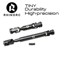 RhinoRC Tiny Stainless Steel Heavy-Duty Drive Shaft for 1/10 RC Car Crawler Axial SCX10 TRX4 Redcat Gen8 Parts