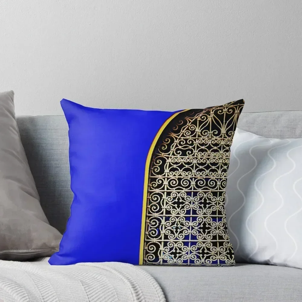 

Blue Majorelle Throw Pillow Christmas Covers pillowcases for sofa cushions Cushions For Decorative Sofa pillow