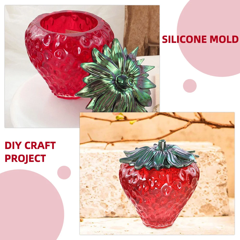 

1Set Silicone Fruit Jar Mold Soft Flexible DIY Epoxy Casting Handmade Tool for Crafting Fruit Pot Silicone Molds