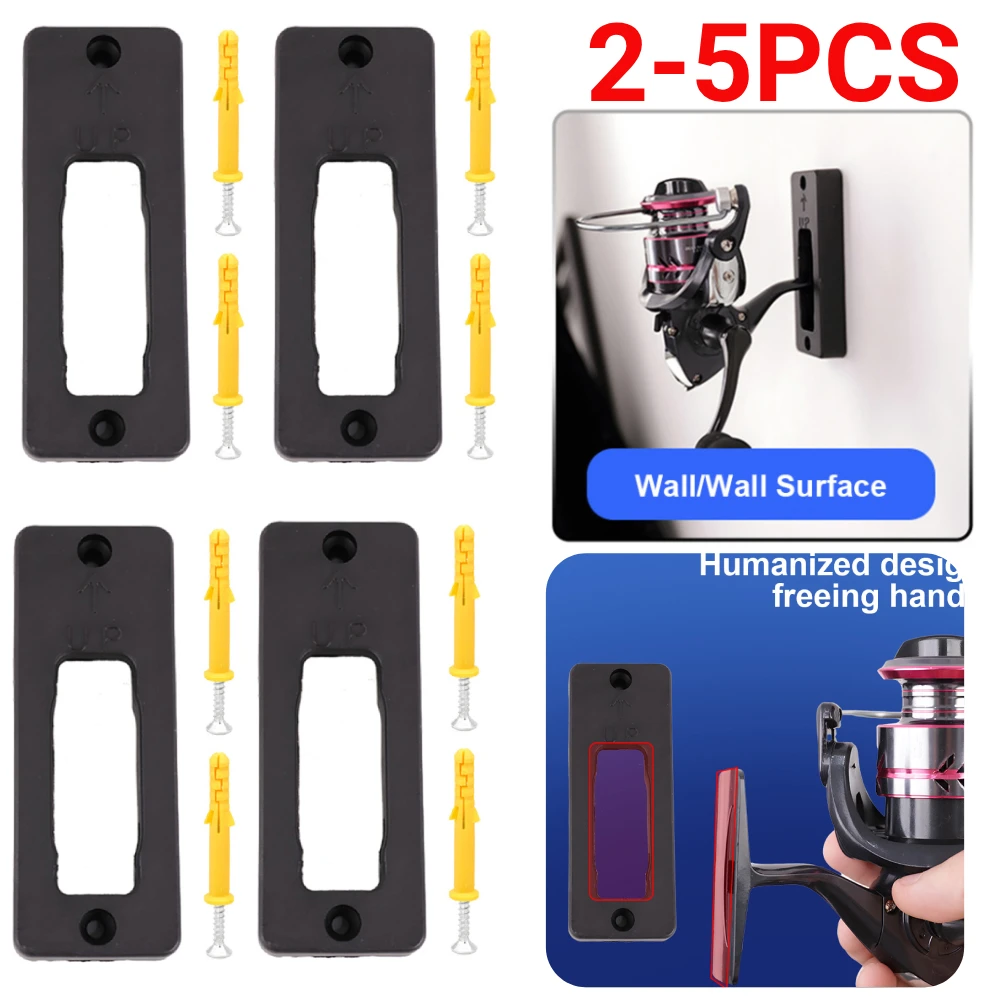 

2-5pc Fishing Reel Display Stand Space-Saving Fishing Reel Hanger Spinning Reel Organizers Fishing Reel Holder Fishing Accessori